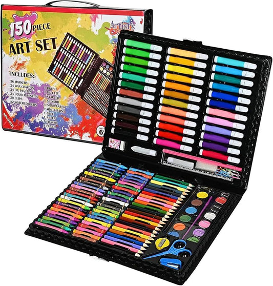 150-Piece Art Supplies Set for Kids Creative Fun Pack