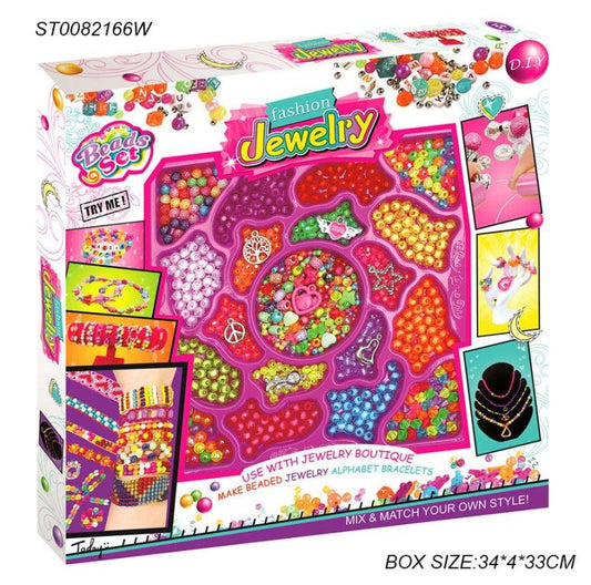 Boutique Set Make Beaded Jewelry Alphabet Bracelets Kit
