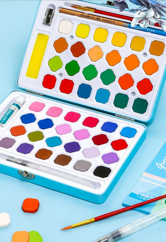 Watercolor Set for Kids School Supplies 36 Colors Pack