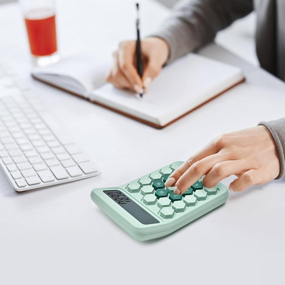 Home Fast Mechanical Calculator With Large LCD Display