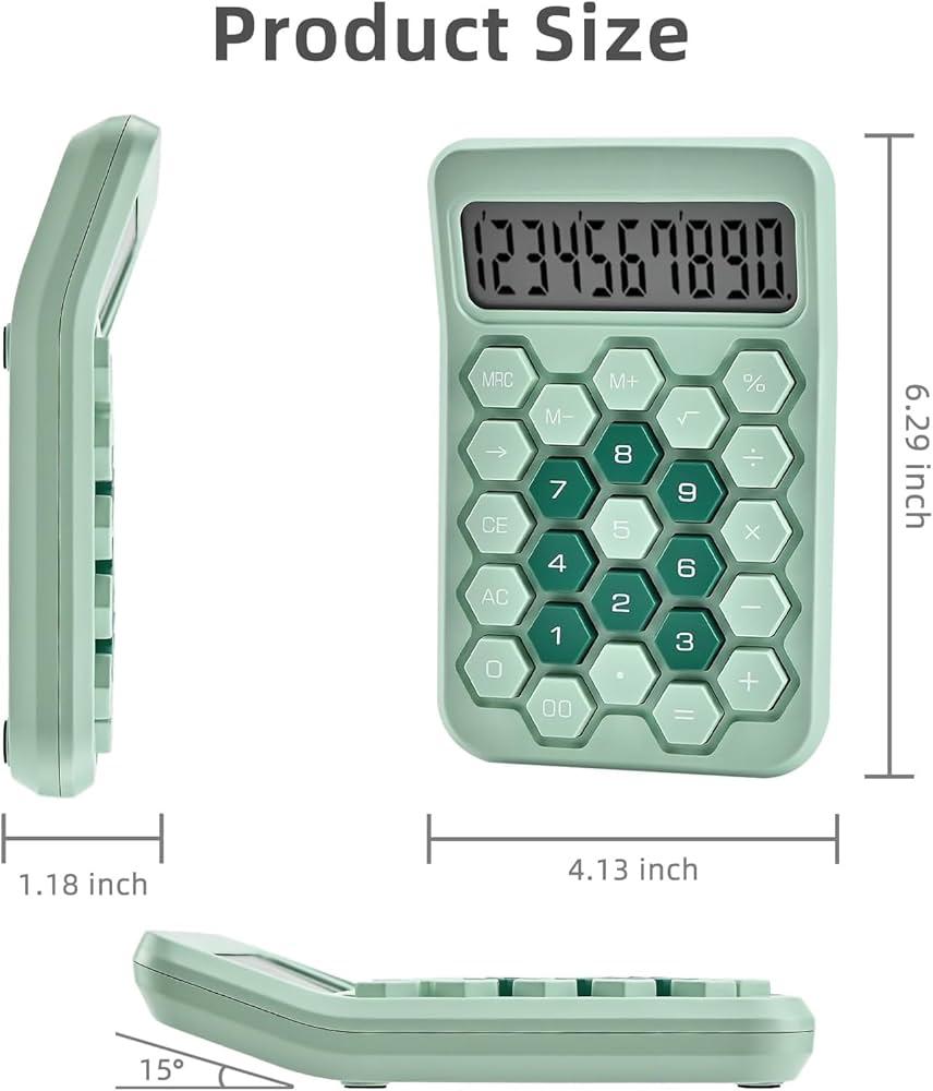 Home Fast Mechanical Calculator With Large LCD Display
