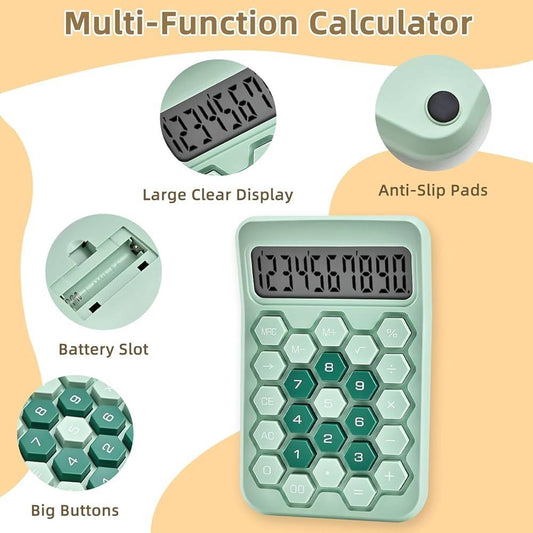 Home Fast Mechanical Calculator With Large LCD Display